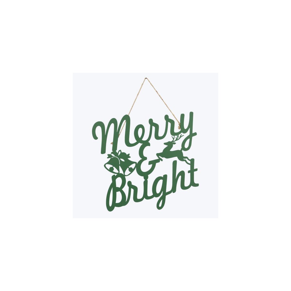 Metal Cutout Word Wall Hanging Sign