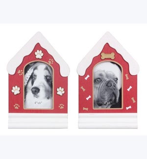 Wood Photo Frame Tabletop Sign 2 Ast