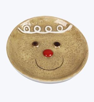 Ceramic Gingerbread Trinket Dish