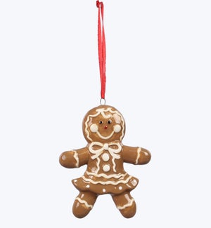 Ceramic Gingerbread Ornament