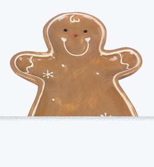 Ceramic Gingerbread Shaped Dish