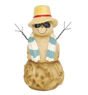 Resin Large Sand Snowman