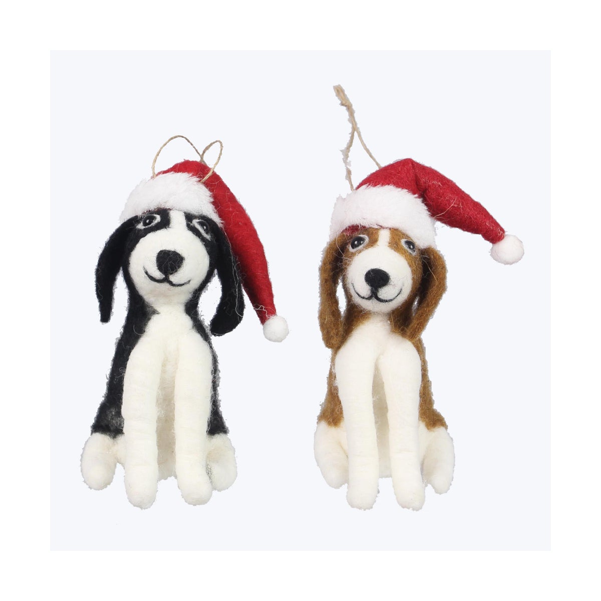 Wool Dog Figurine 2 Ast