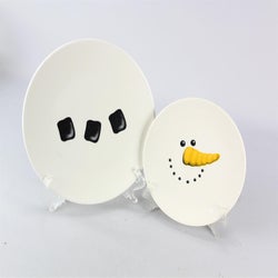 Ceramic Santa Large with LED 2 Ast