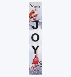 Wood Cardinals JOY Door Leaner with LED