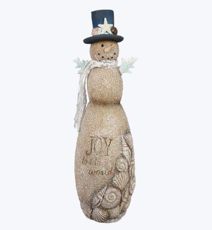 Resin Nautical Sand Snowman