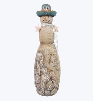 Resin Nautical Sand Snowman