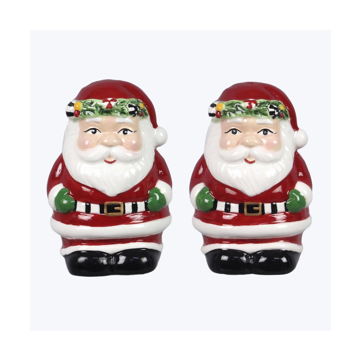 Ceramic Santa Salt and Pepper Set