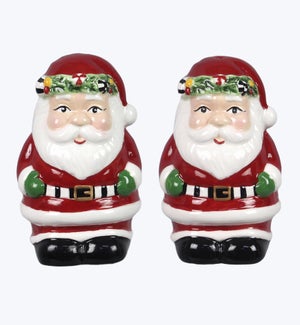 Ceramic Santa Salt and Pepper Set