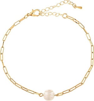 ANKLET/Gold Pearl Chain