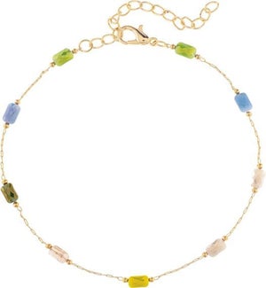ANKLET/Multi Glass Bead