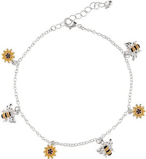 ANKLET/Bee & Sunflower