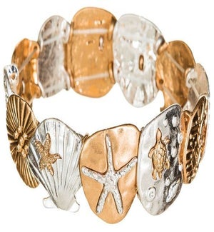 BRACELET/Two-Tone Sealife