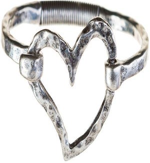 BRACELET/Silver Heart Hook