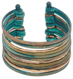 BRACELET/Earthy Patina Cuff