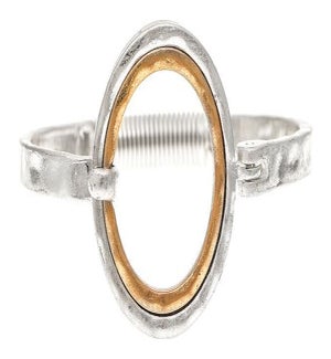 BRACELET/2-Tone Double Circle
