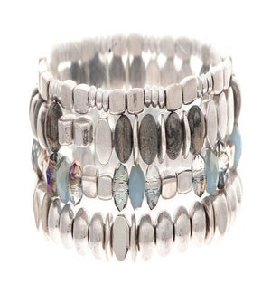 BRACELET/Mix Beads - 4pc