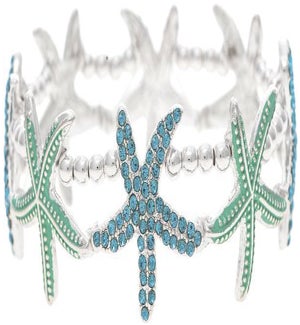 BRACELET/Crys/Enam Starfish