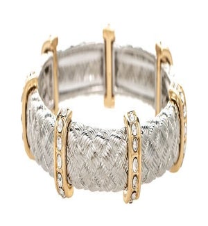 BRACELET/Silver Weaved