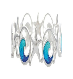 BRACELET/Blue Inlay Wave