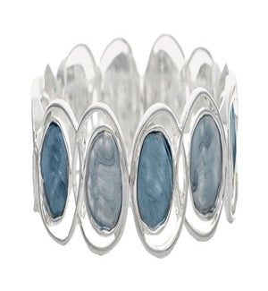 BRACELET/Blue Wash Circles