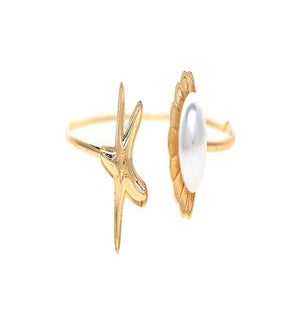 BRACELET/Gold Pearl Sealife