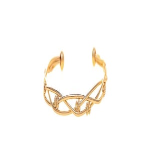 BRACELET/Gold Twist Cuff