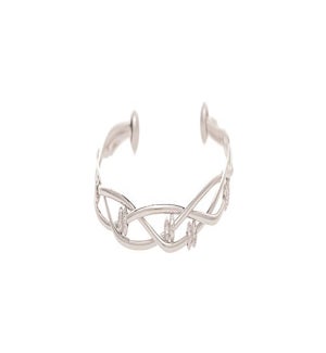 BRACELET/Silver Twist Cuff