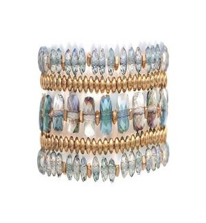 BRACELET/Blue Peacock Beads