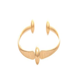 BRACELET/Gold Ball Brass Cuff