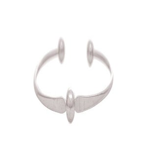 BRACELET/Slvr Ball Brass Cuff