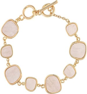 BRACELET/White Inlay Squares