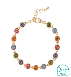 BRACELET/Gold Jewel Tone