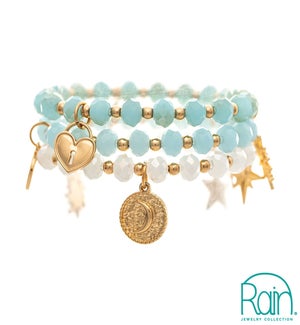 BRACELETSET/Blue Celestial