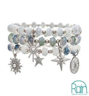 BRACELETSET/Grey Celestial