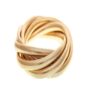 BRACELET/Gold Coil Wire