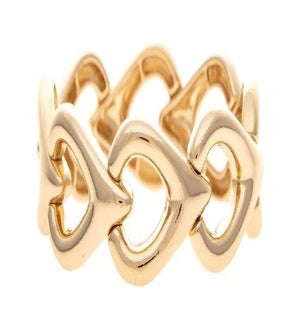 BRACELET/Gold Wishbone Links