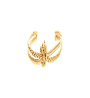 BRACELET/Gold Twisted Pretzel