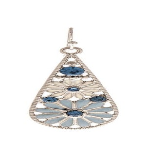 EARRING/Silver Flower Teardrop