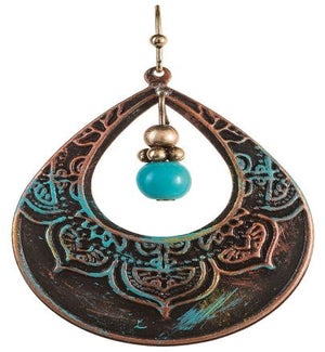 EARRING/Patina TQ Drop