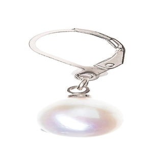 EARRING/Slvr Freshwater Pearl