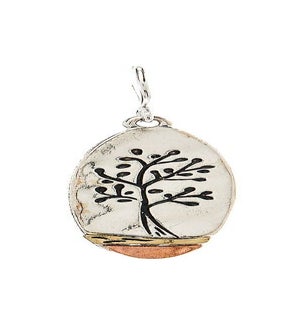 EARRING/Engraved Tree