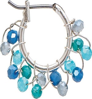 EARRING/Blues Bead Hoop