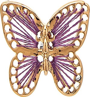 EARRING/Purple Butterfly