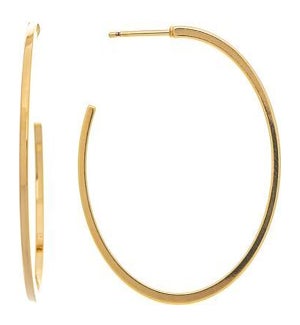EARRING/Gold 1.25" Hoop
