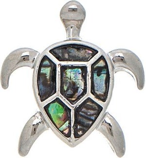 EARRING/Abalone Turtle