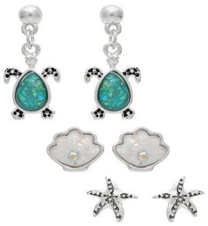 EARRINGSET/Turtle-Shell