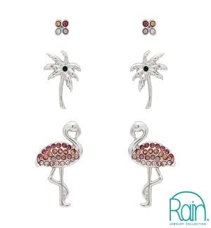 EARRINGSET/Flamingo
