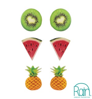 EARRINGSET/Kiwi, Watermelon
