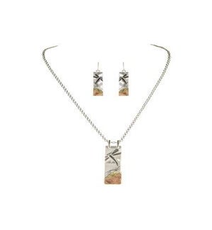 NECKLACESET/2-Tone Dragonfly